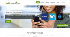 Desktop Screenshot of multirecarga.com